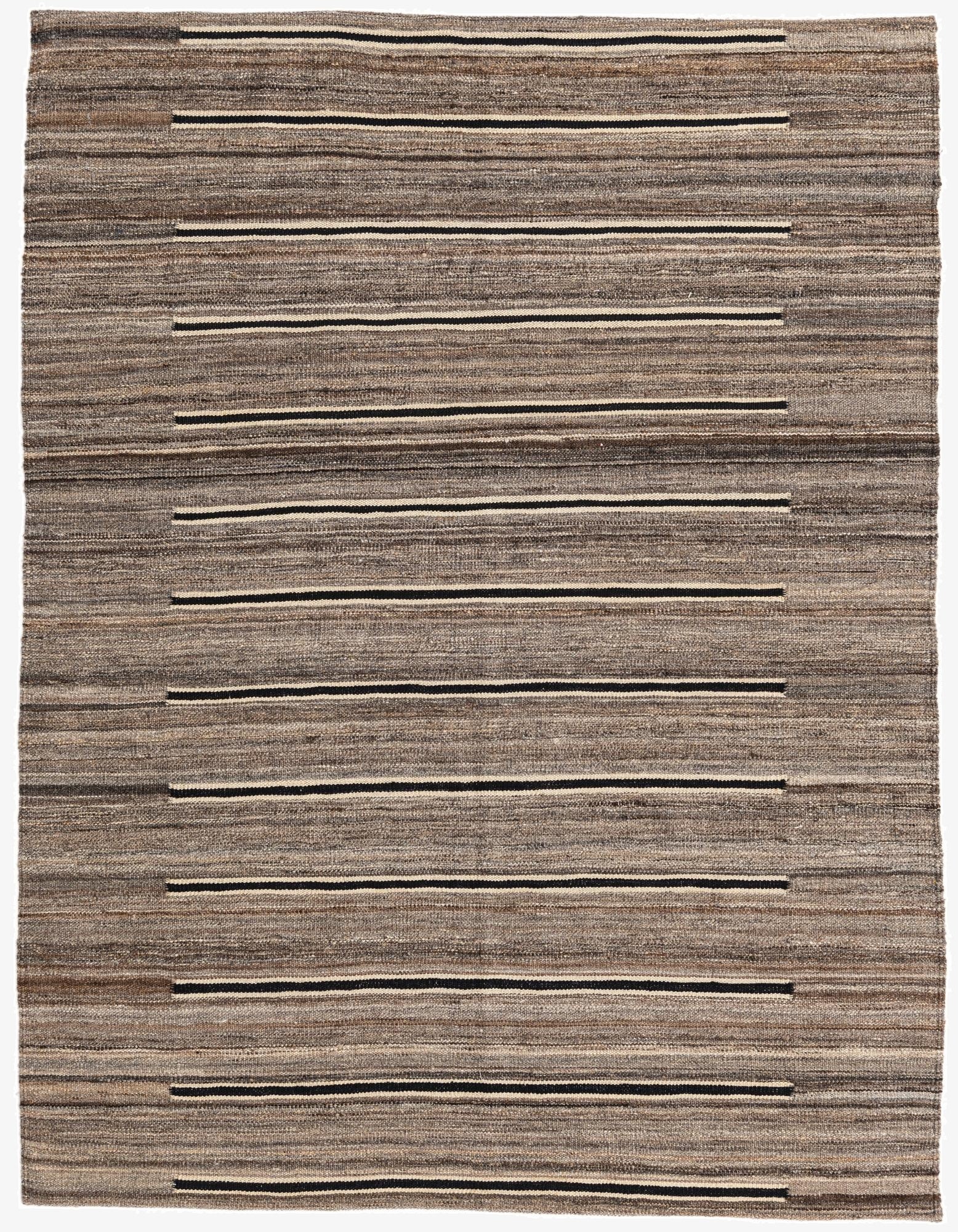 4' 4 x 5' 8  Hand Woven Kilim Modern Wool Rug