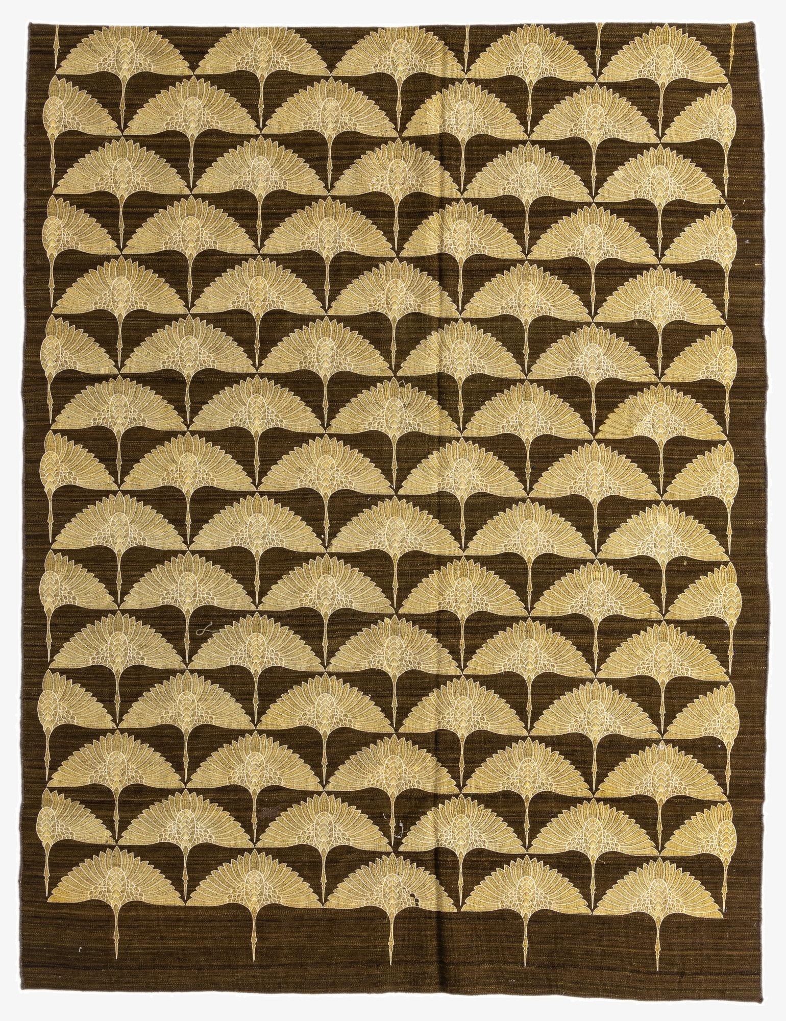 6' 7 x 8' 6  Hand Woven Kilim Modern Wool Rug