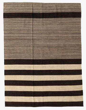 5' 9 x 7' 9 Hand Woven Kilim Modern Wool Rug