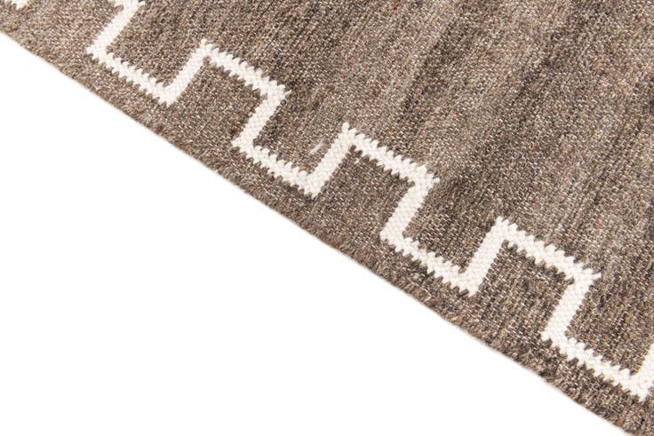 Detail image of 2' 1 x 3' 2 Hand Woven Kilim Wool Rug