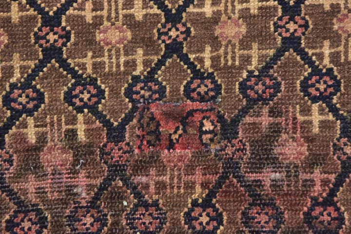 4' 6 x 7' Hand Knotted Koliaei Persian Wool Rug