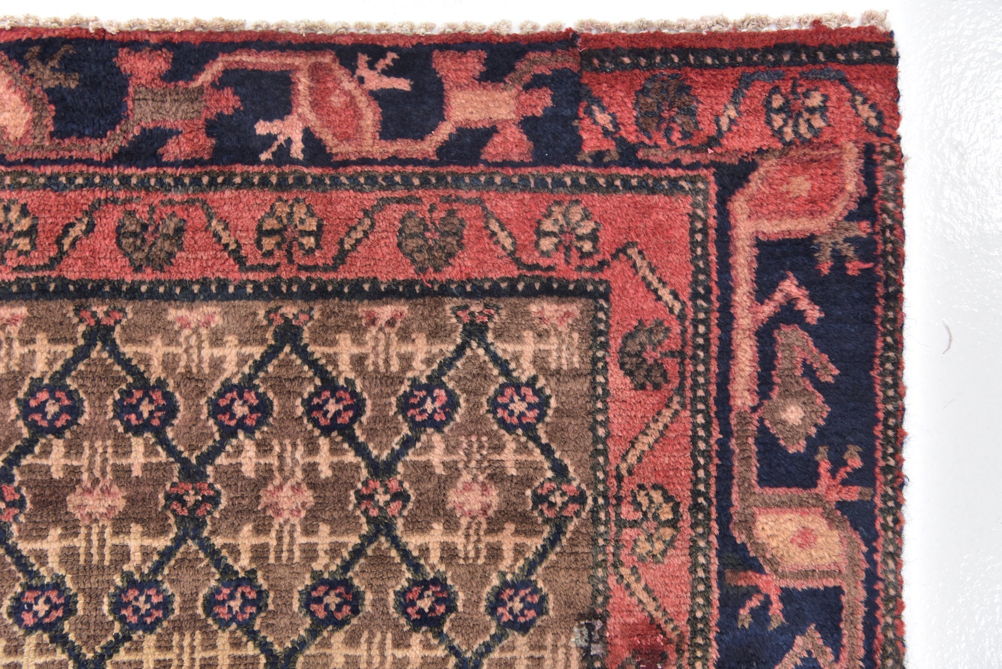 4' 6 x 7' Hand Knotted Koliaei Persian Wool Rug