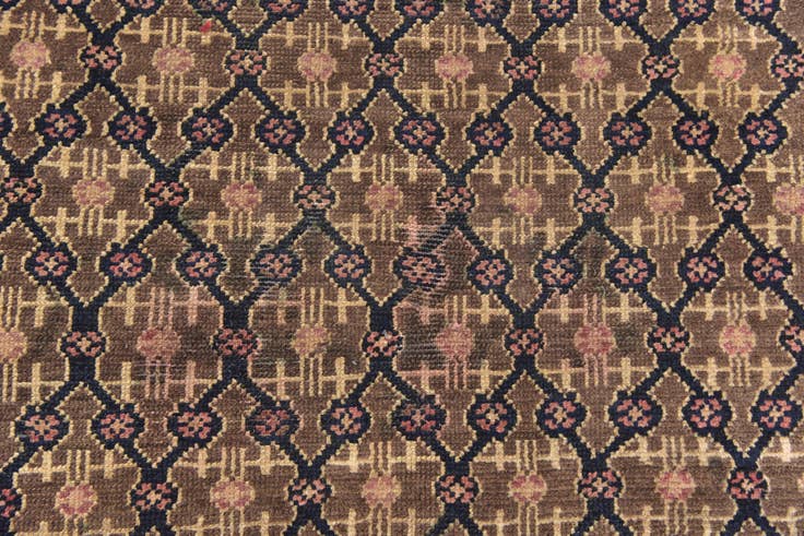 Detail image of 4' 6 x 7' Hand Knotted Koliaei Persian Wool Rug