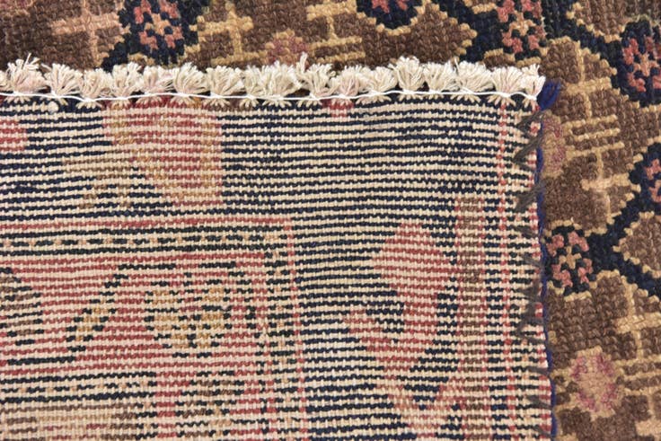 Detail image of 4' 6 x 7' Hand Knotted Koliaei Persian Wool Rug