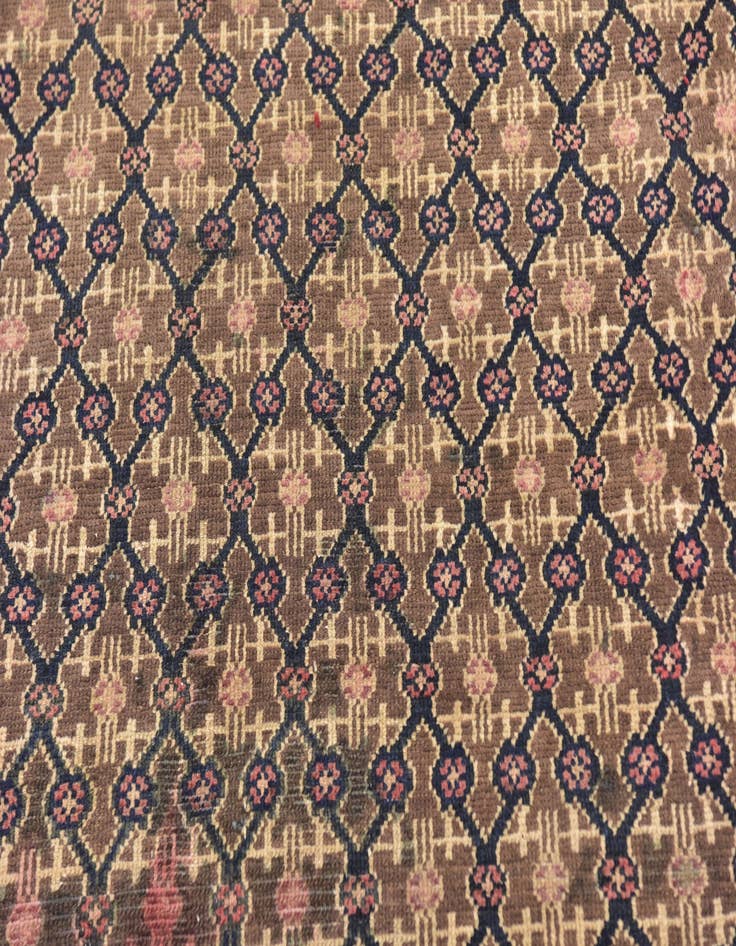 Detail image of 4' 6 x 7' Hand Knotted Koliaei Persian Wool Rug