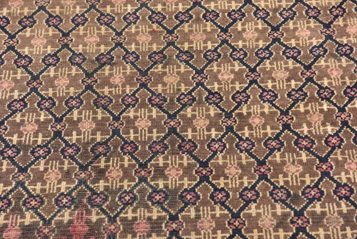 4' 6 x 7' Hand Knotted Koliaei Persian Wool Rug