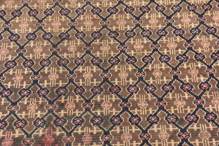 Detail image of 4' 6 x 7' Hand Knotted Koliaei Persian Wool Rug