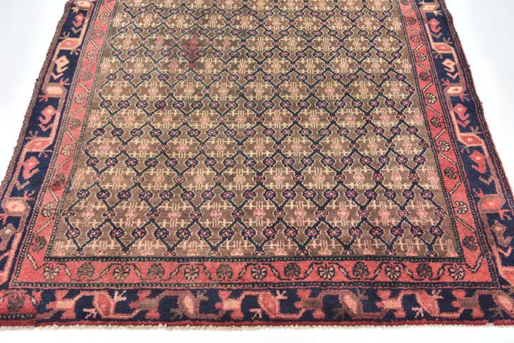 4' 6 x 7' Hand Knotted Koliaei Persian Wool Rug