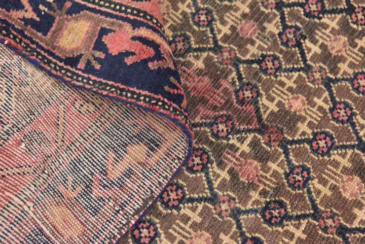 4' 6 x 7' Hand Knotted Koliaei Persian Wool Rug