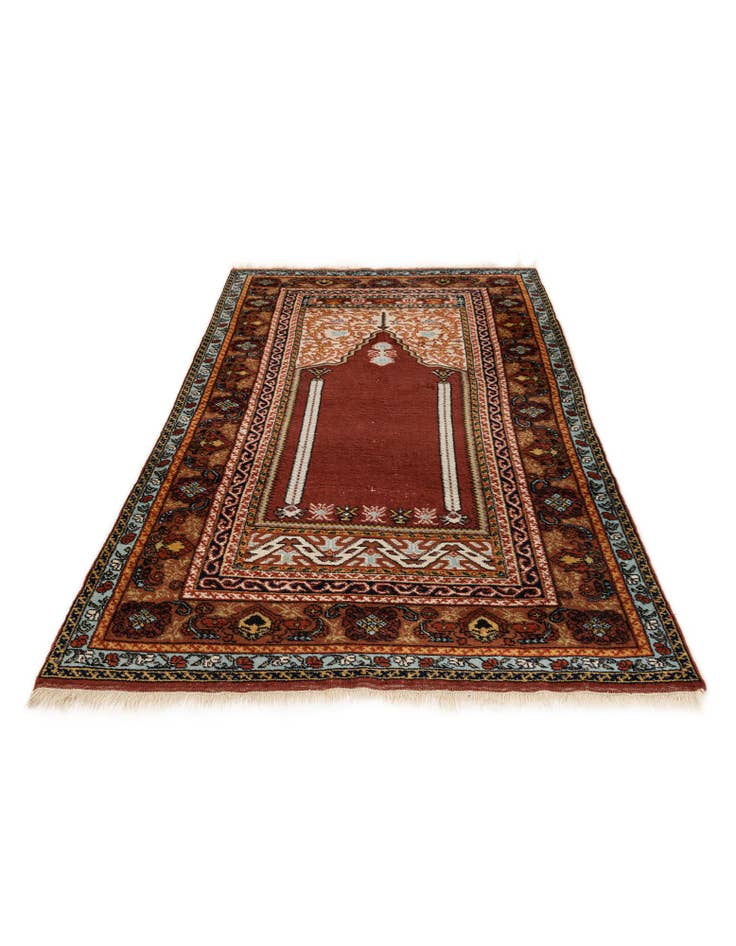 Detail image of 3' 7 x 5' 8 Hand Knotted Lahour Oriental Wool Rug