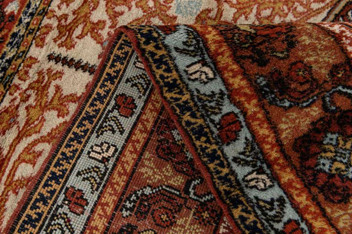3' 7 x 5' 8 Hand Knotted Lahour Oriental Wool Rug