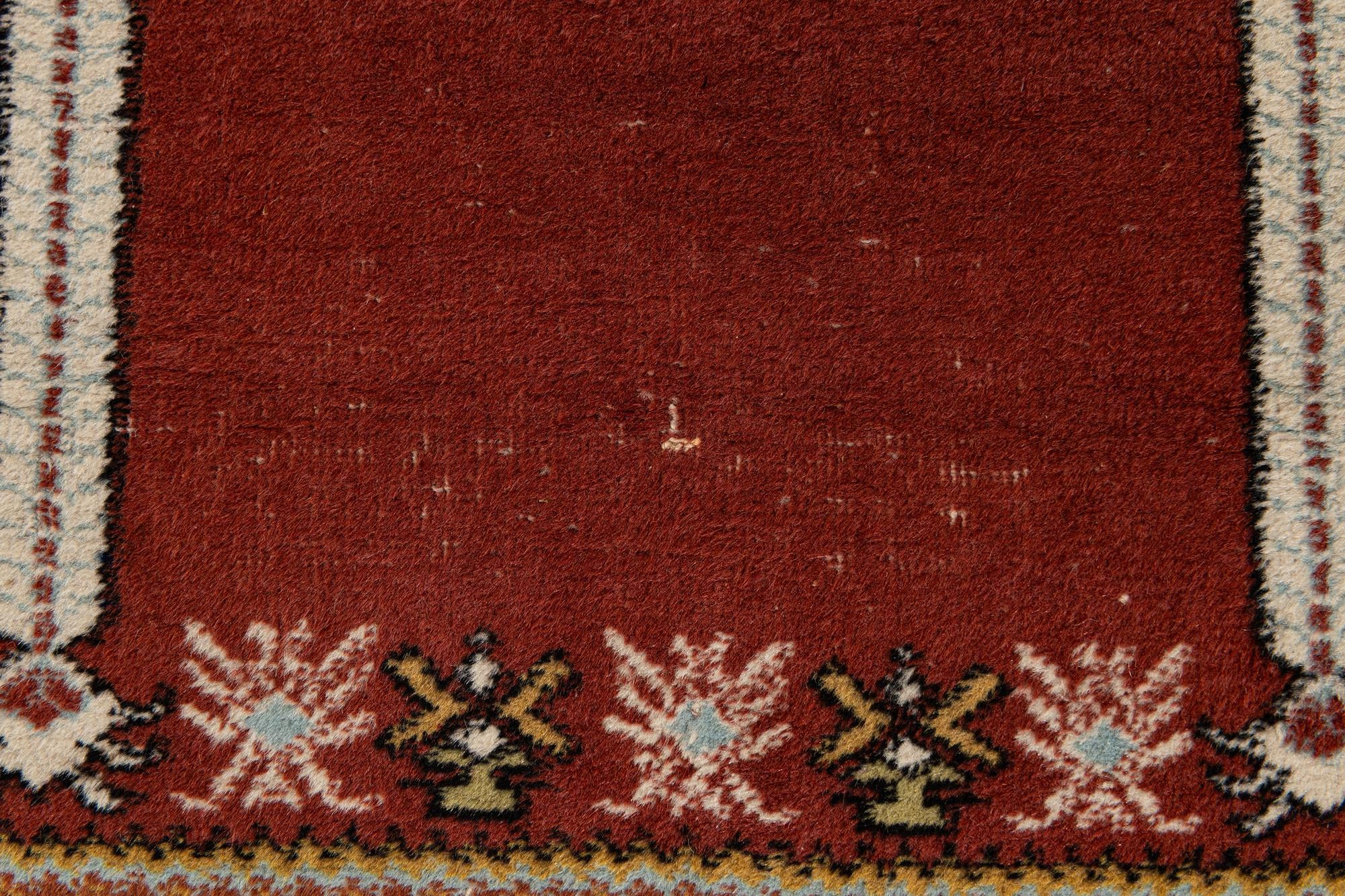 3' 7 x 5' 8 Hand Knotted Lahour Oriental Wool Rug