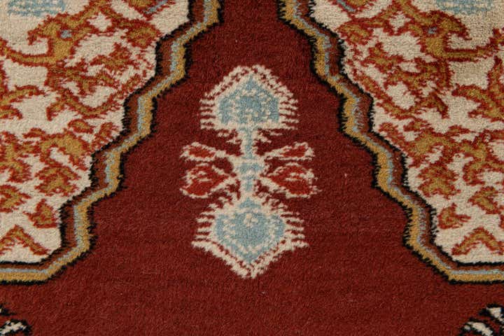 3' 7 x 5' 8 Hand Knotted Lahour Oriental Wool Rug
