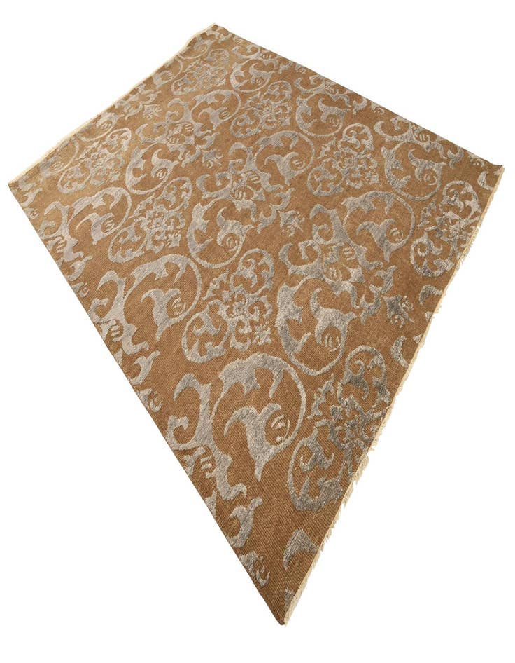 Detail image of 7' 6 x 9' 8  Hand Knotted Luna Wool Rug