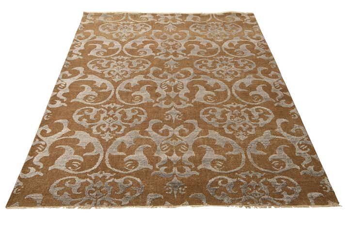 7' 6 x 9' 8 Hand Knotted Luna Wool Rug