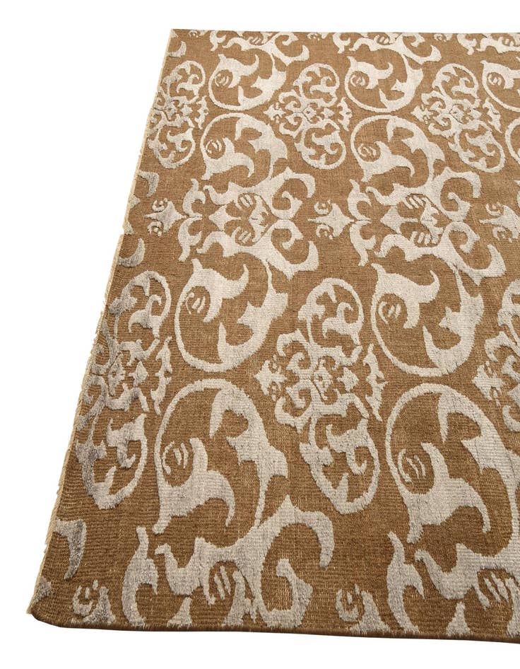 Detail image of 7' 6 x 9' 8  Hand Knotted Luna Wool Rug