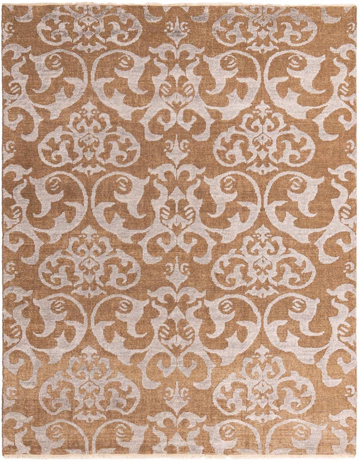 Detail image of 7' 6 x 9' 8 Hand Knotted Luna Wool Rug