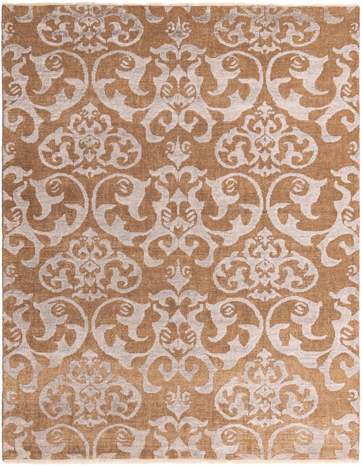 Detail image of 7' 6 x 9' 8 Hand Knotted Luna Wool Rug