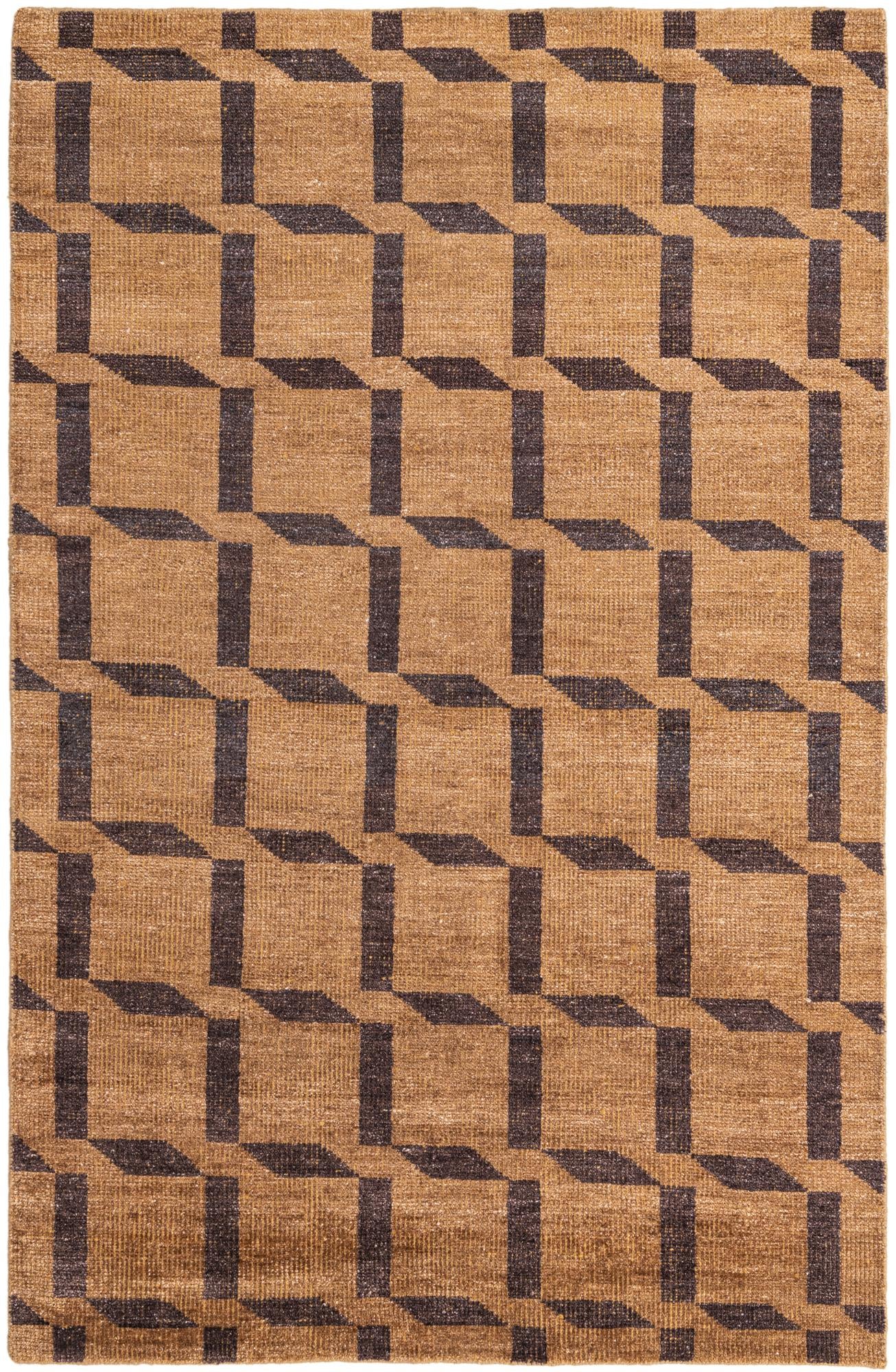 5' x 7' 10 Hand Knotted Luna Wool Rug