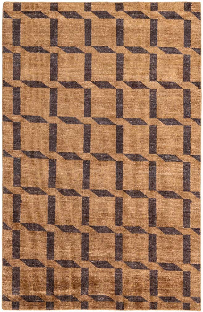 5' x 7' 10 Hand Knotted Luna Wool Rug