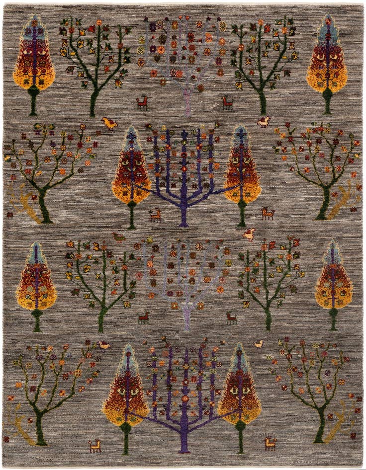 Detail image of 4' x 6' Luribaft Wool Rug