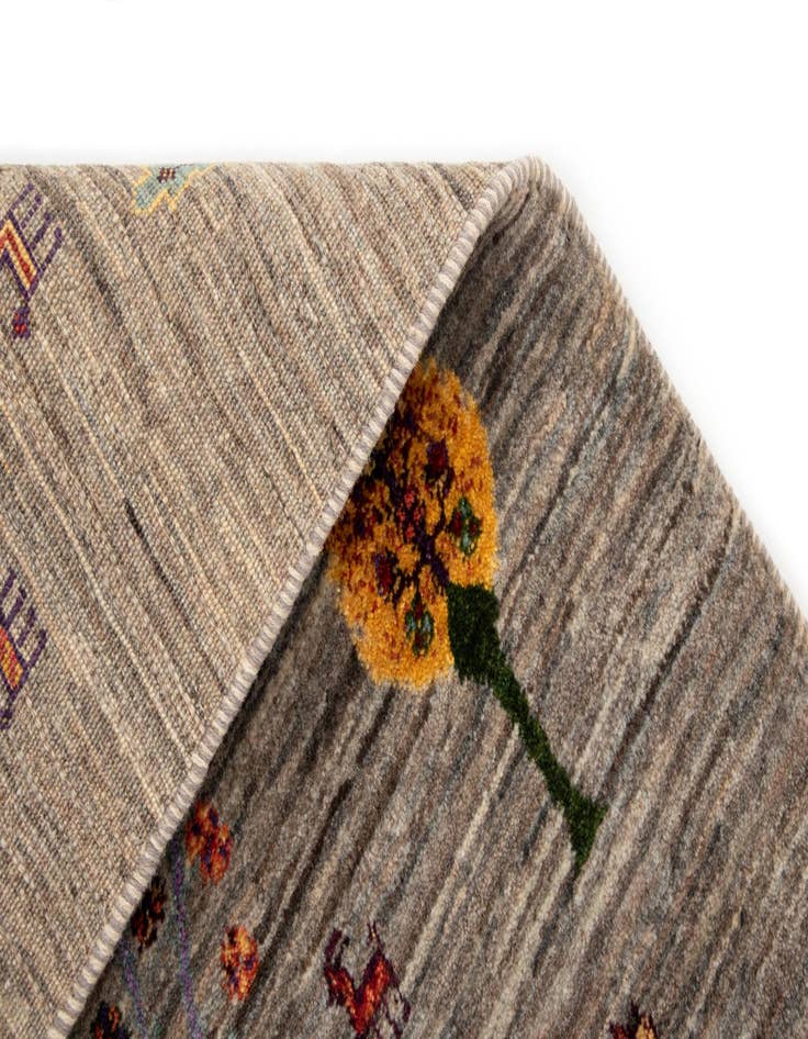 Detail image of 2' 9 x 4' 4 Luribaft Wool Rug