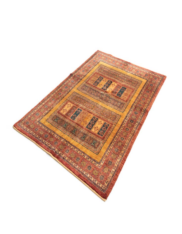 Detail image of 4' 9 x 6' 10 Luribaft Wool Rug