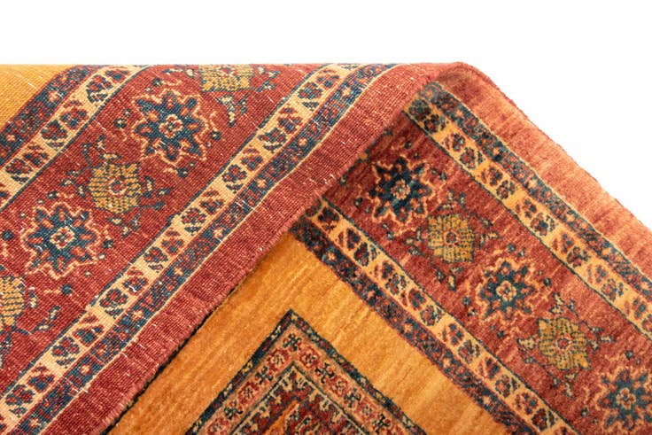 Detail image of 4' 9 x 6' 10 Luribaft Wool Rug