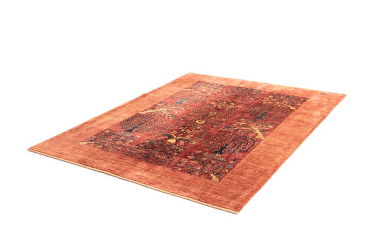 Detail image of 4' 11 x 6' 5 Luribaft Wool Rug