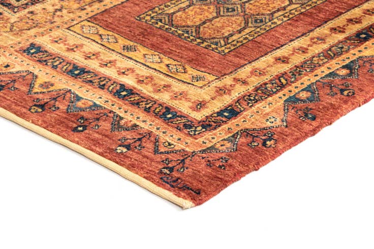 Detail image of 5' 1 x 6' 9 Luribaft Wool Rug