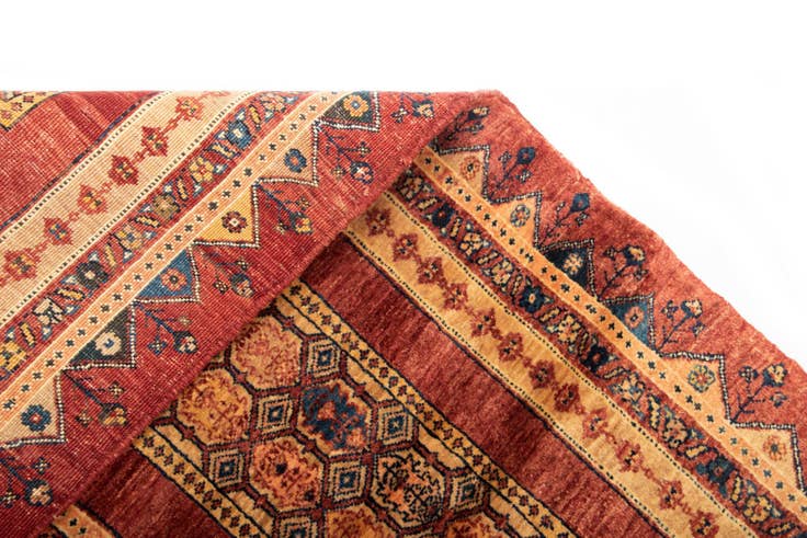 Detail image of 5' 1 x 6' 9 Luribaft Wool Rug