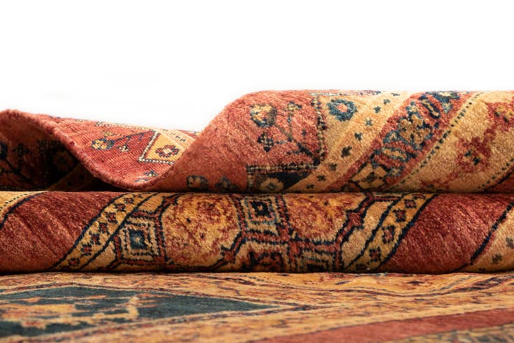 Detail image of 5' 1 x 6' 9 Luribaft Wool Rug