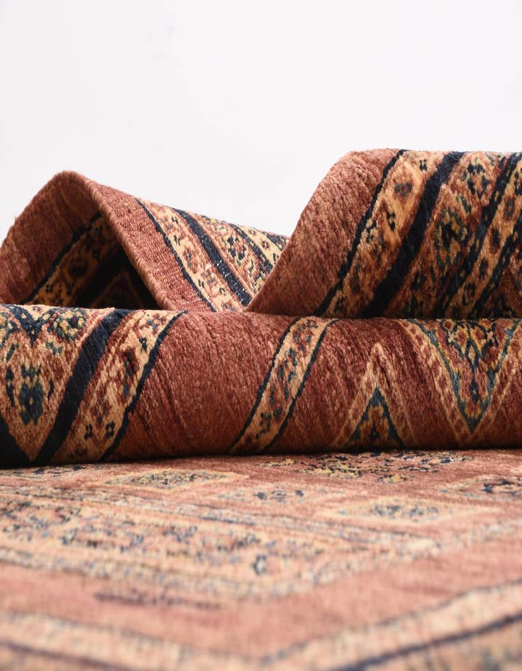 Detail image of 4' 11 x 7' 3 Luribaft Wool Rug