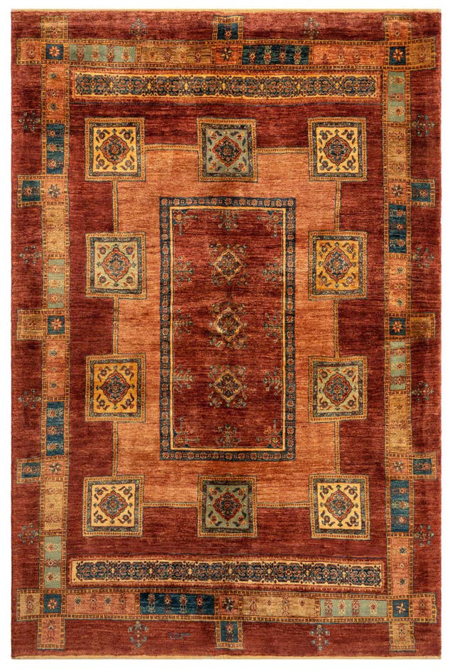 Detail image of 5' 7 x 8' 4 Luribaft Wool Rug