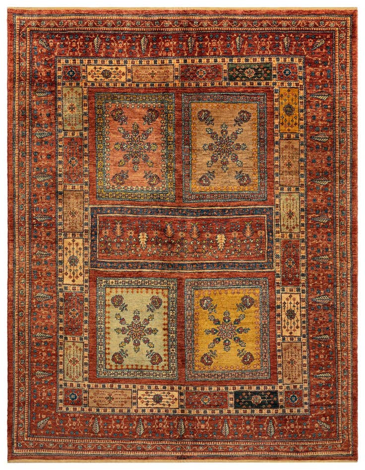 Detail image of 5' x 7' 5 Luribaft Wool Rug