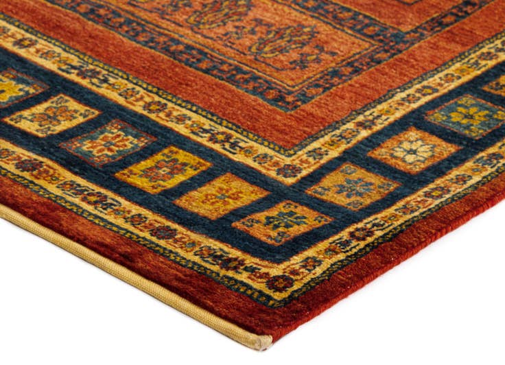 Detail image of 4' 9 x 7' 8 Luribaft Wool Rug