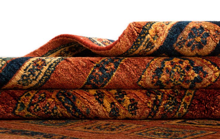 Detail image of 4' 9 x 7' 8 Luribaft Wool Rug