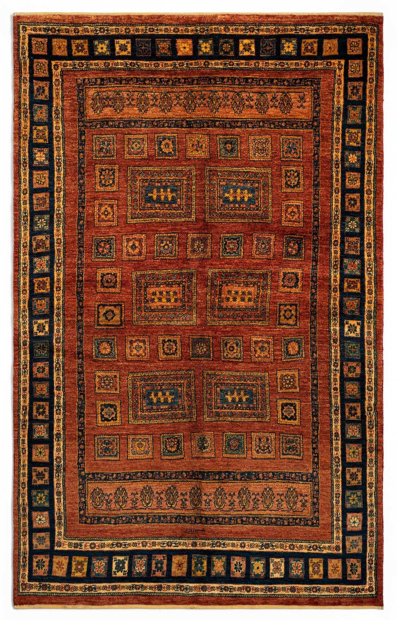 4' 9 x 7' 8 Luribaft Wool Rug