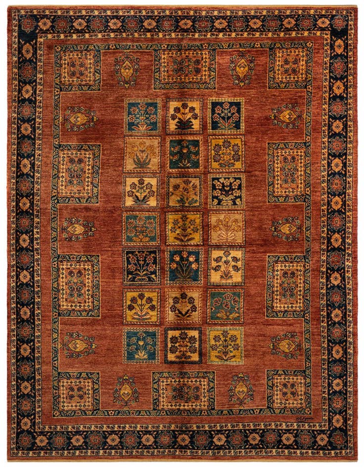Detail image of 5' 9 x 8' 5 Luribaft Wool Rug