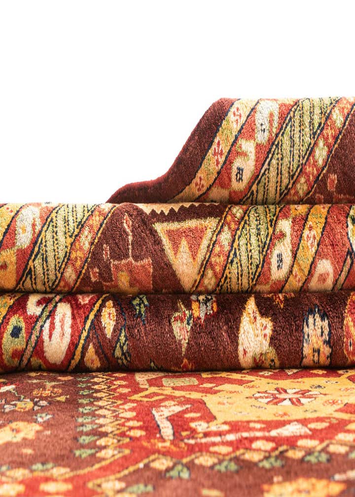 8' 1 x 12' 3 Hand Knotted Luribaft Rug