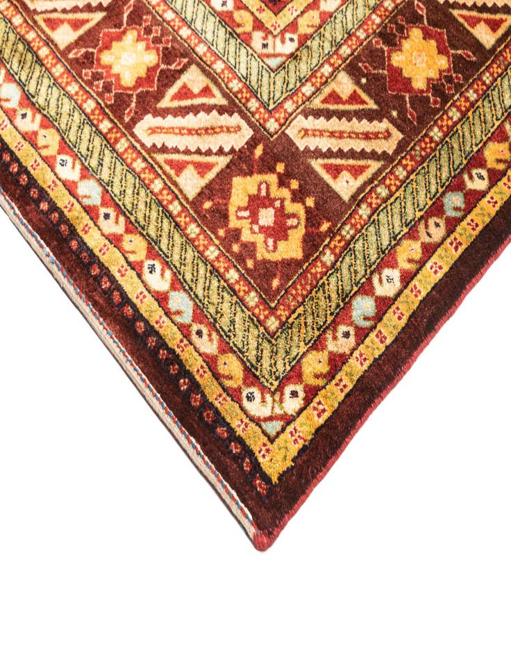 Detail image of 8' 1 x 12' 3 Hand Knotted Luribaft Rug