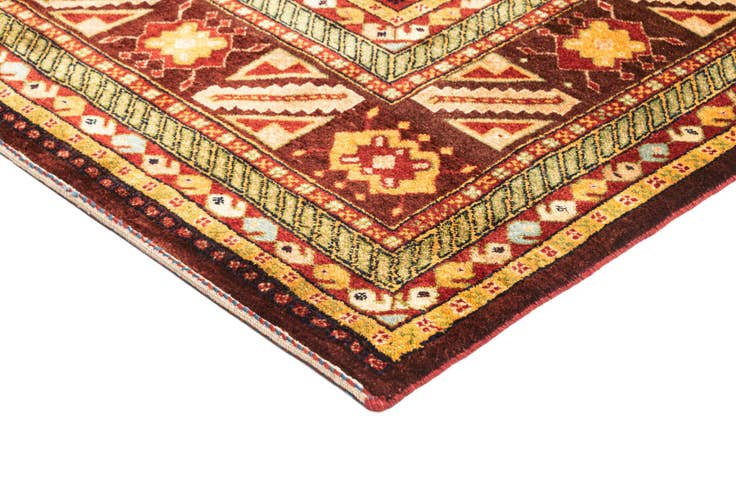 Detail image of 8' 1 x 12' 3 Hand Knotted Luribaft Rug
