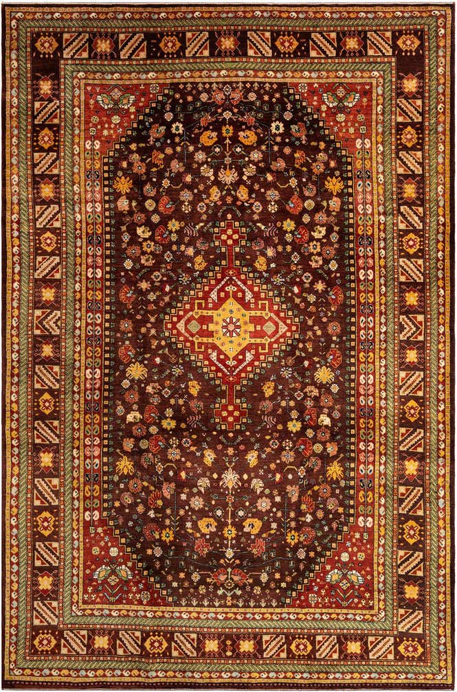 8' 1 x 12' 3 Hand Knotted Luribaft Rug