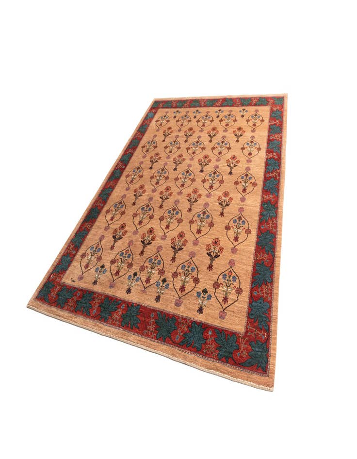 Detail image of 8' 3 x 10' 9 Hand Knotted Luribaft Rug