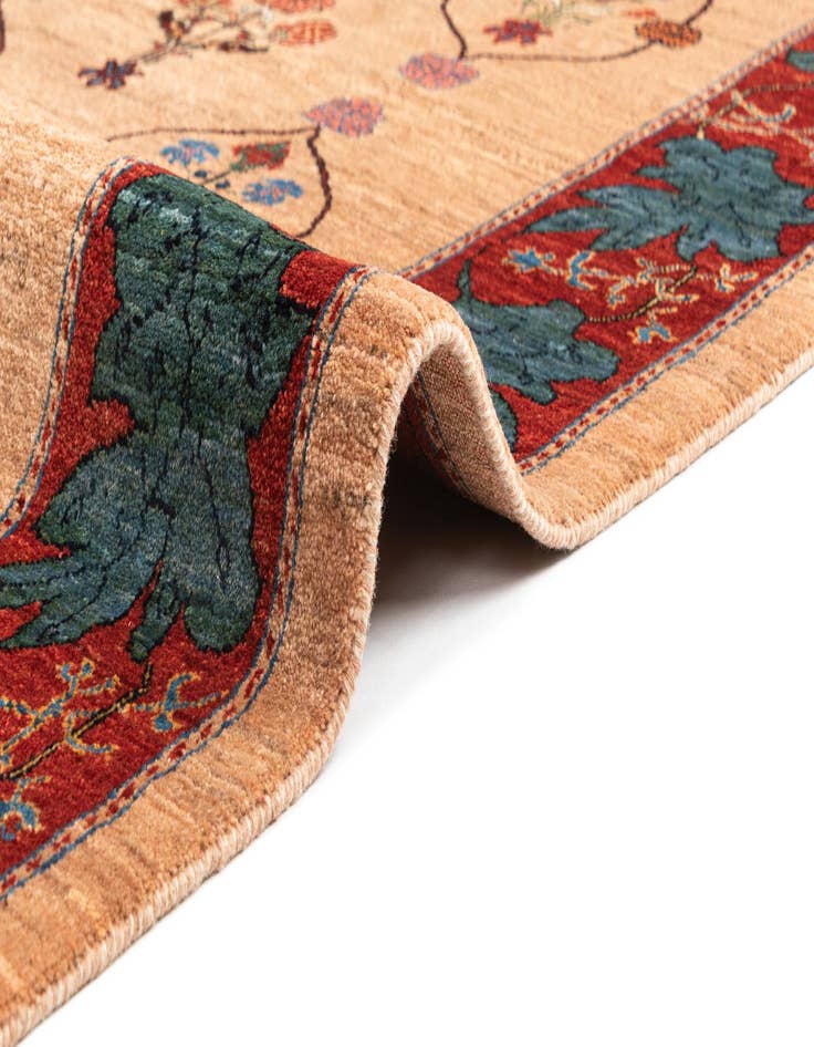 Detail image of 8' 3 x 10' 9  Hand Knotted Luribaft Rug