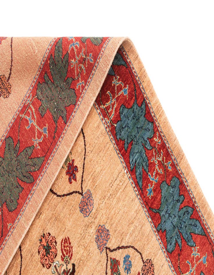 Detail image of 8' 3 x 10' 9 Hand Knotted Luribaft Rug