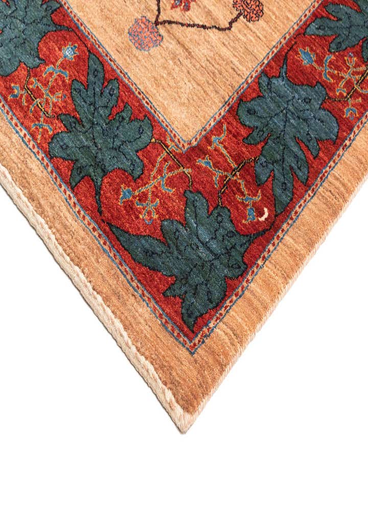 8' 3 x 10' 9 Hand Knotted Luribaft Rug