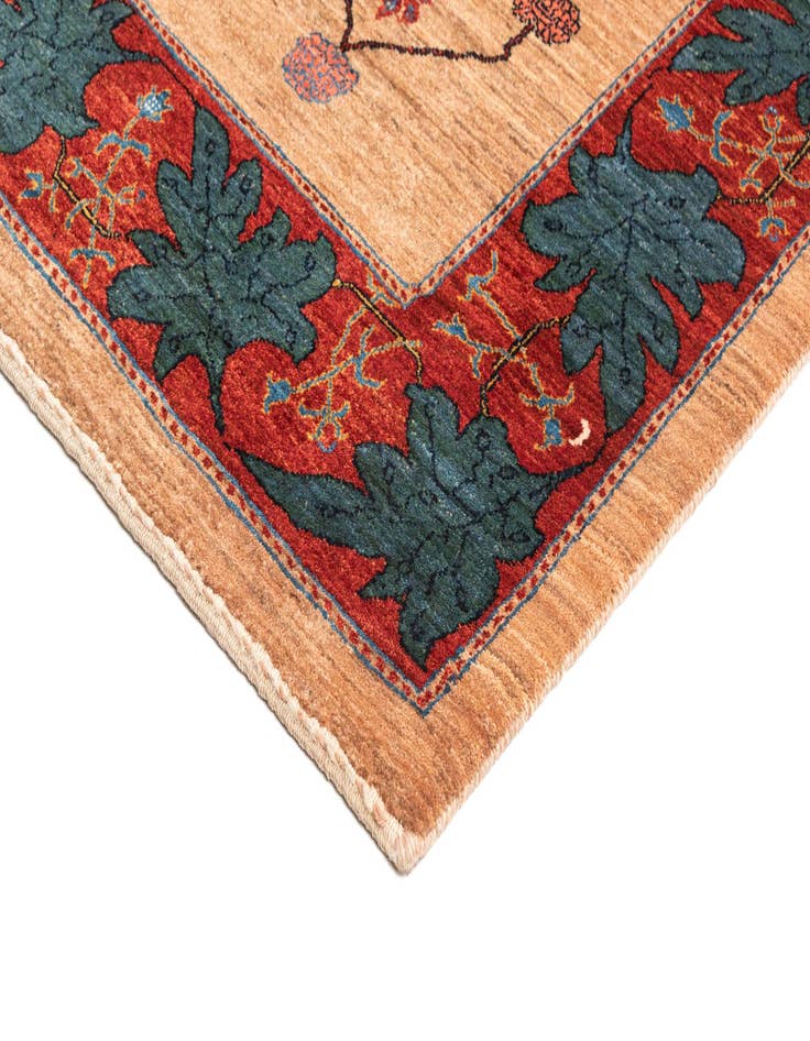 Detail image of 8' 3 x 10' 9 Hand Knotted Luribaft Rug