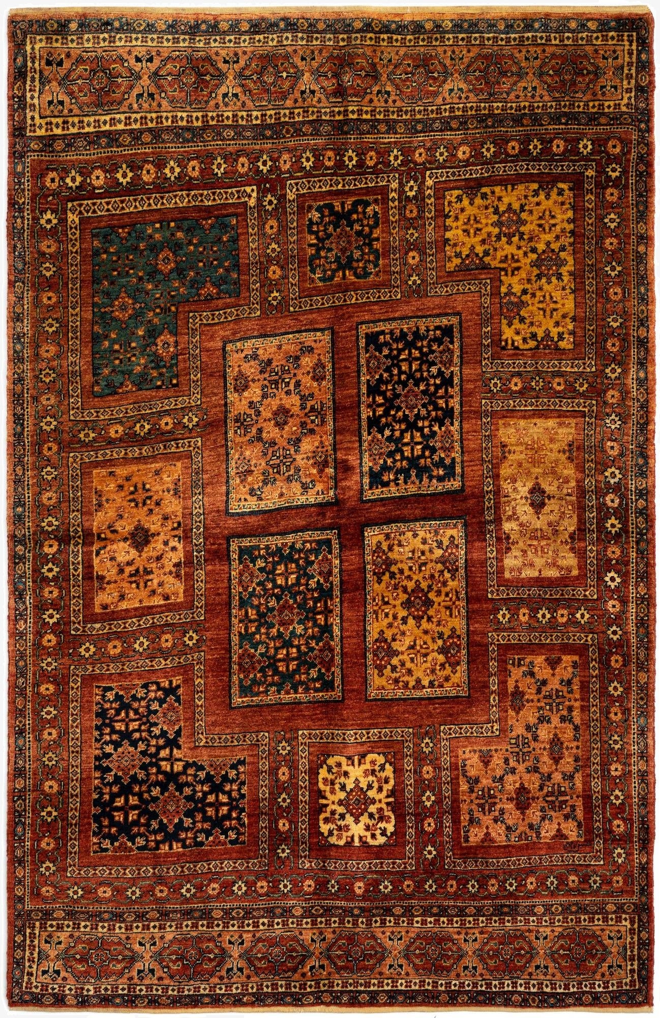 4' 7 x 6' 11 Luribaft Wool Rug