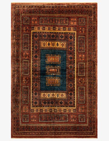 4' 11 x 7' 5 Luribaft Wool Rug